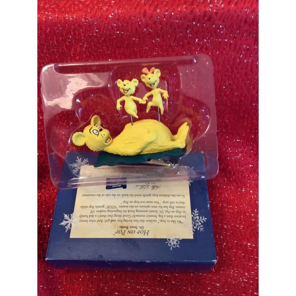 Hop on Pop Dr. Seuss Hallmark Ornament Windup Collectors